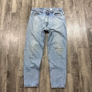 Vintage 90s 550 Levi’s Denim Jeans Relaxed Tapered Leg Distressed Grunge